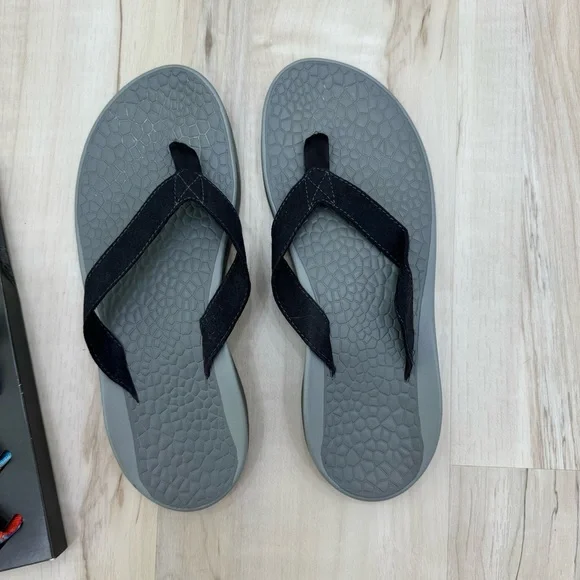 Chaco Flip Flops Reversiflip Black with interchangeable straps Sz women’s 9 - Picture 2 of 5